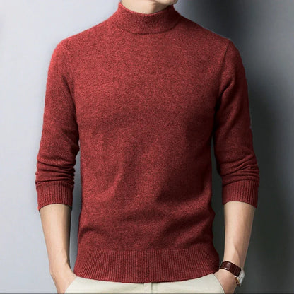 Men's Knitted Turtleneck Sweater