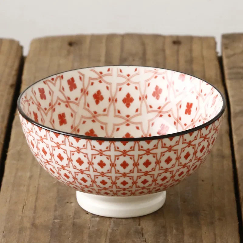 Colorful Japanese Ramen Bowl Set