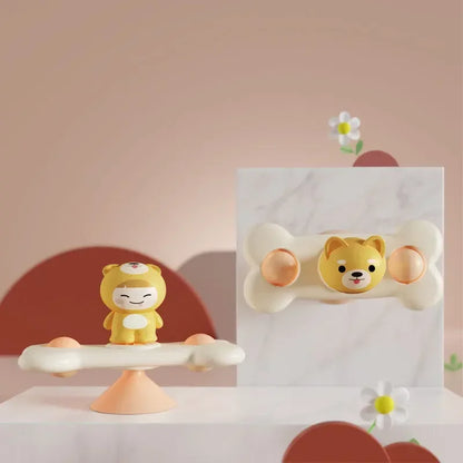 Cartoon Saugnapf Rasseln Baby Badespielzeug