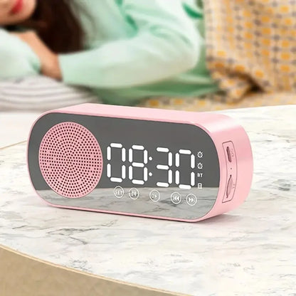 Digital Alarm Clock with Bluetooth Speaker & FM Radio