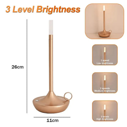 Rechargeable Waterproof LED Candlelight Camper Lamp