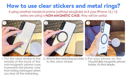 Foldable Magnetic Laptop Phone Holder