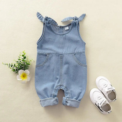 Newborn Baby Girl and Boy Romper Jeans