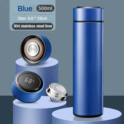 500ml Stainless Steel Thermos Bottle – LED Digital Temperature Display Vacuum Flask