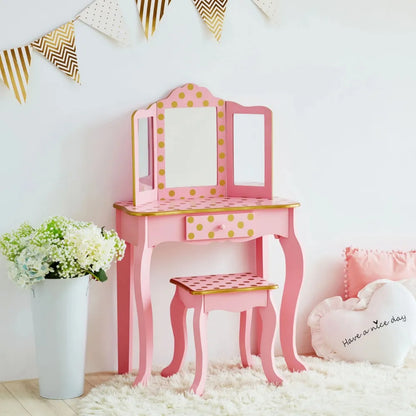 Kids Vanity Set with Mirror