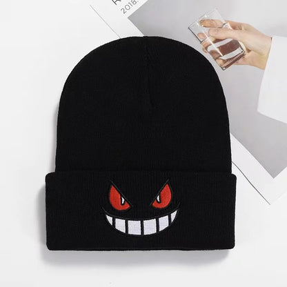 Unisex Knitted Gengar Hat – Warm Winter Style