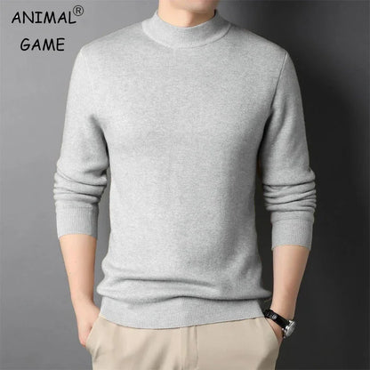 Men's Knitted Turtleneck Sweater