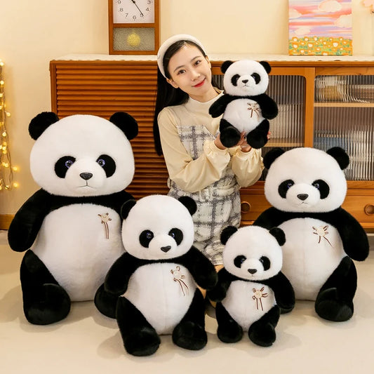 Oreiller en peluche panda mignon