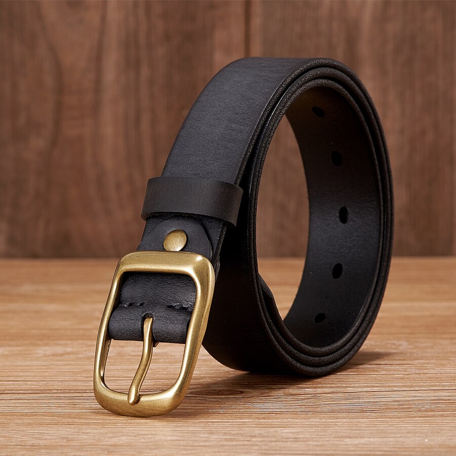 Luxury Cowhide Leather Belt for Men