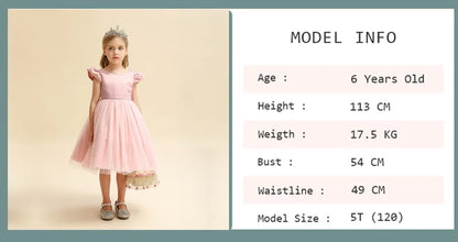 Prinzessin Blumen Tutu Kleid für Mädchen