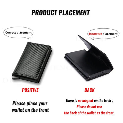 Slim Aluminum RFID Credit Card Holder