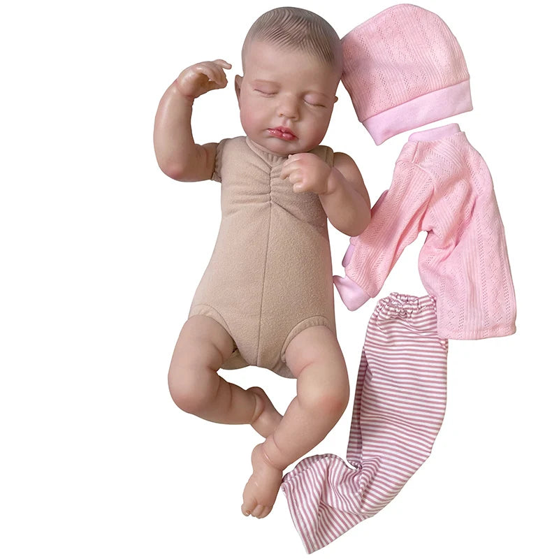 20-Zoll-LouLou Bebe Reborn-Kleinkindpuppe