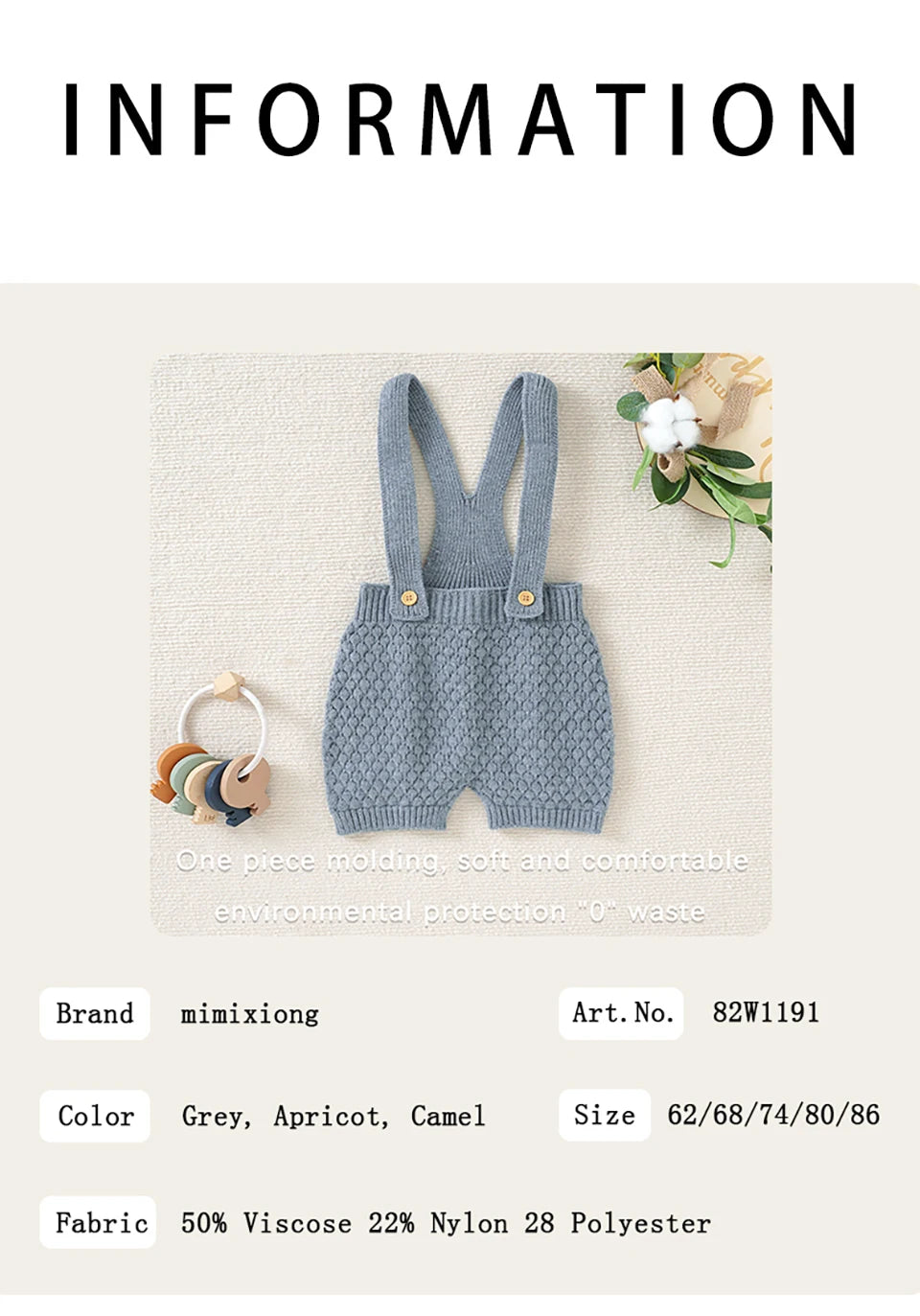 Newborn Baby Fashion Solid Sleeveless  Rompers