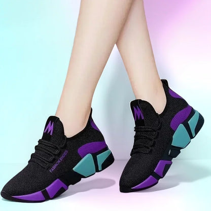 Chaussures à lacets légères et confortables pour femmes - Printemps et automne