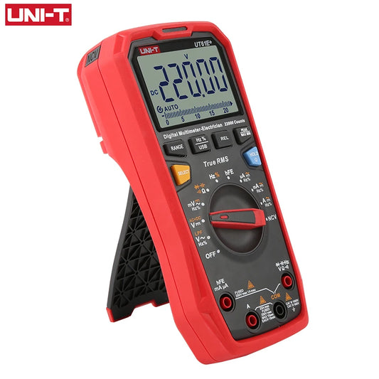 UNI-T UT61B+/UT61E+/UT61D+ Smart Digital Multimeter - True RMS, Auto Range, 6000 Counts, DC/AC 1000V