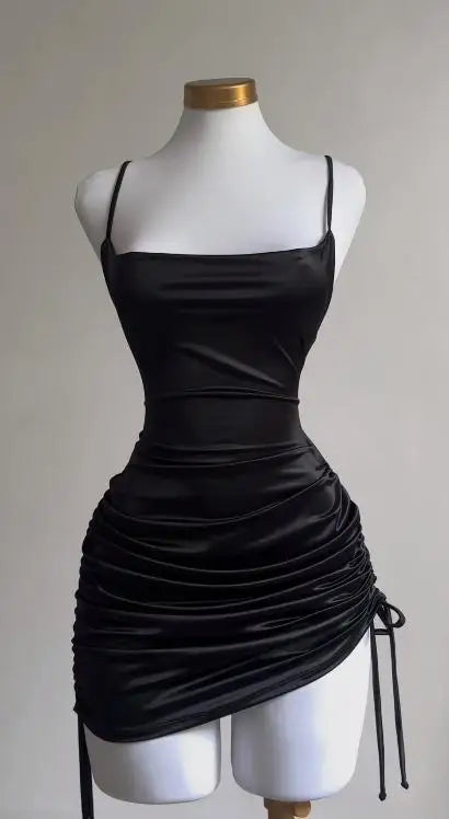 Sommerliches Neckholderkleid mit Schnürung