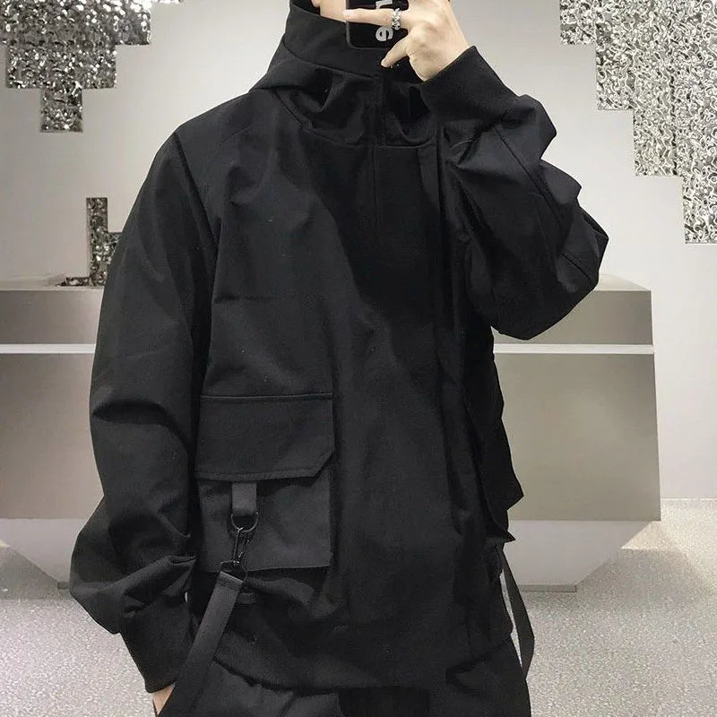 Veste à capuche hip hop Harajuku