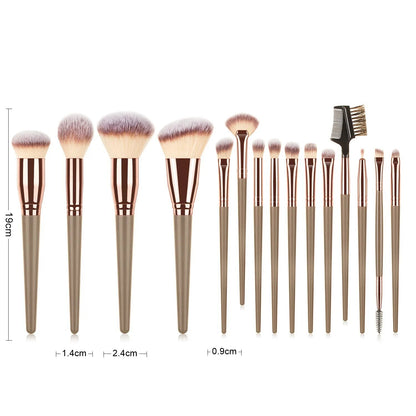 Make-up-Pinsel-Set für Gesicht und Augen