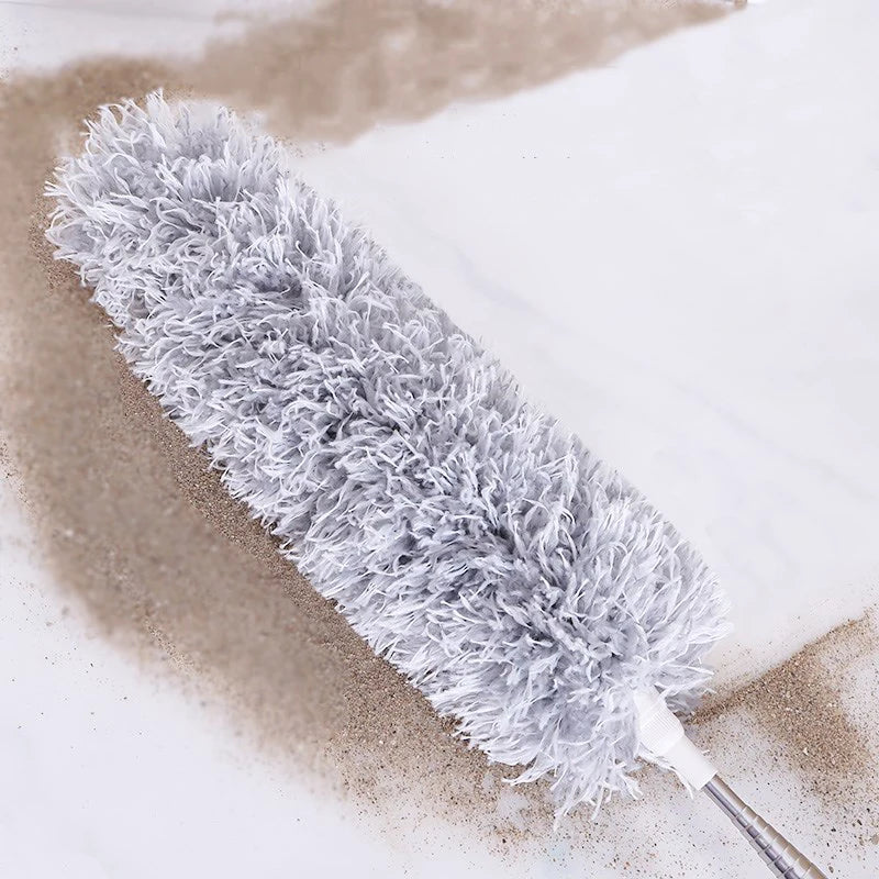 Brosse à poussière extensible en microfibre pour le nettoyage des interstices et des meubles