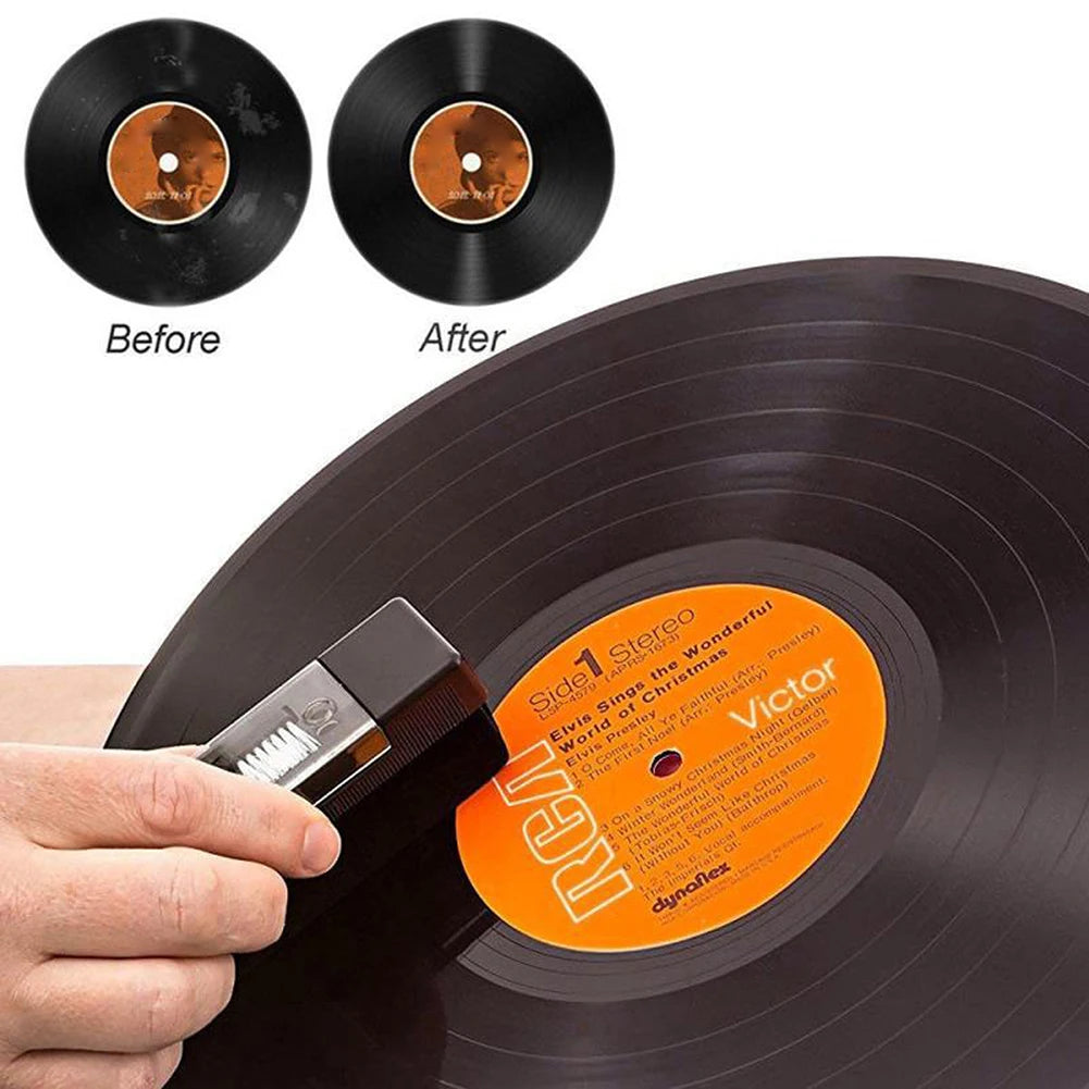 Antistatisches Schallplatten-Reinigungsset für Plattenspieler-LPs