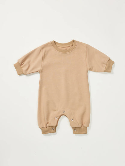 Cozy Terry Cotton Baby Romper