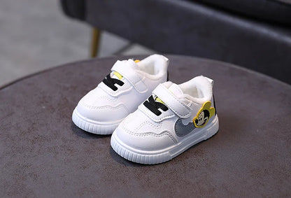 Chaussures décontractées blanches pour bébé garçon fille