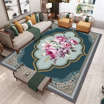 Living Room Carpet Coffee Table Decor