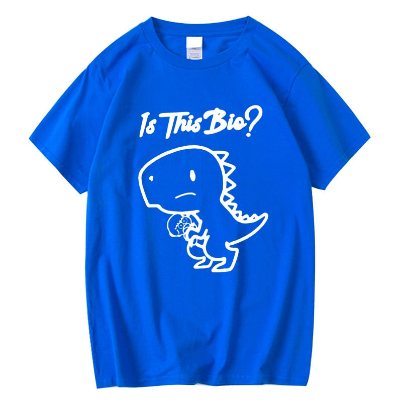 Quality Cotton Dinosaur Print Men's T-shirt