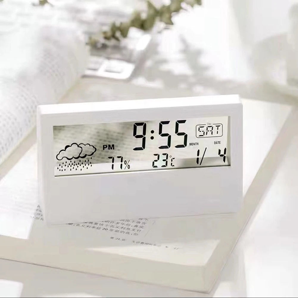 Thermo-Hygrometer Clock with Weather Display