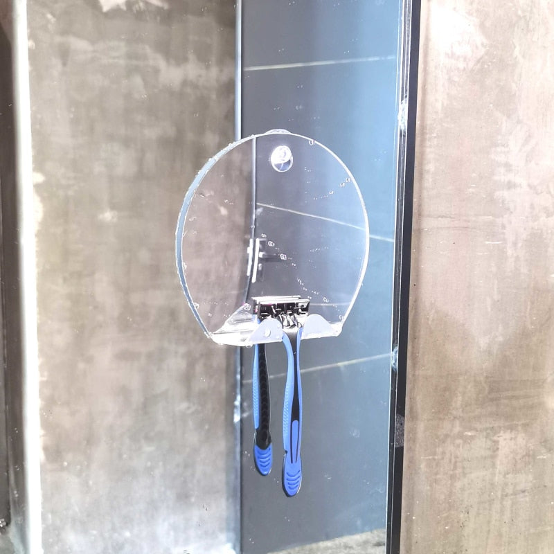 Ensemble miroir de douche anti-buée et accessoires de toilettage