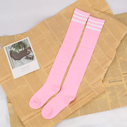 Bowknot Thigh-High Opaque Stretchy Long Stockings