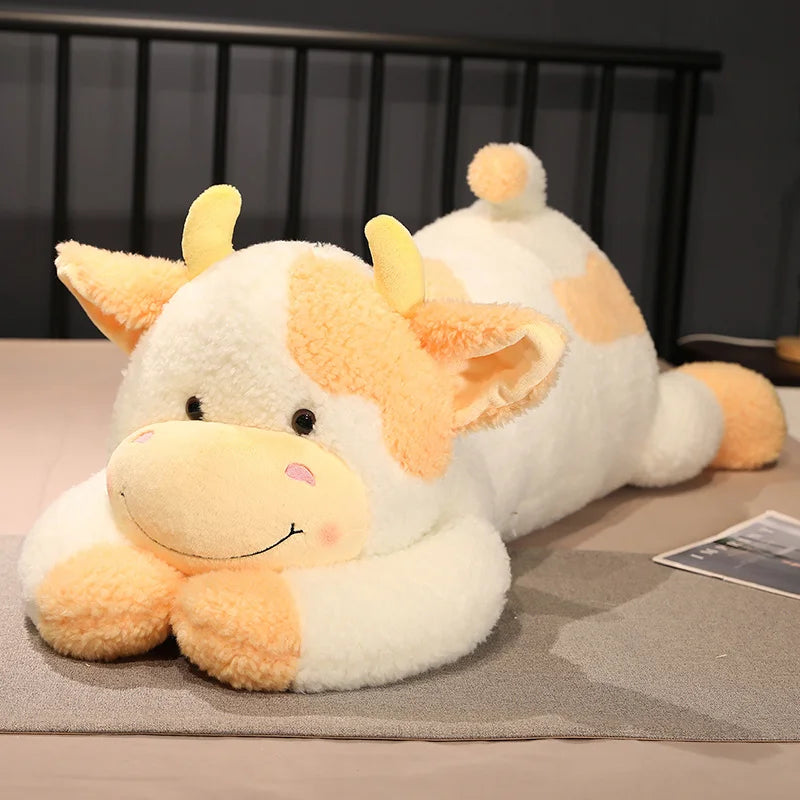 Cute 90cm/110cm Milk Cow Plush Toy