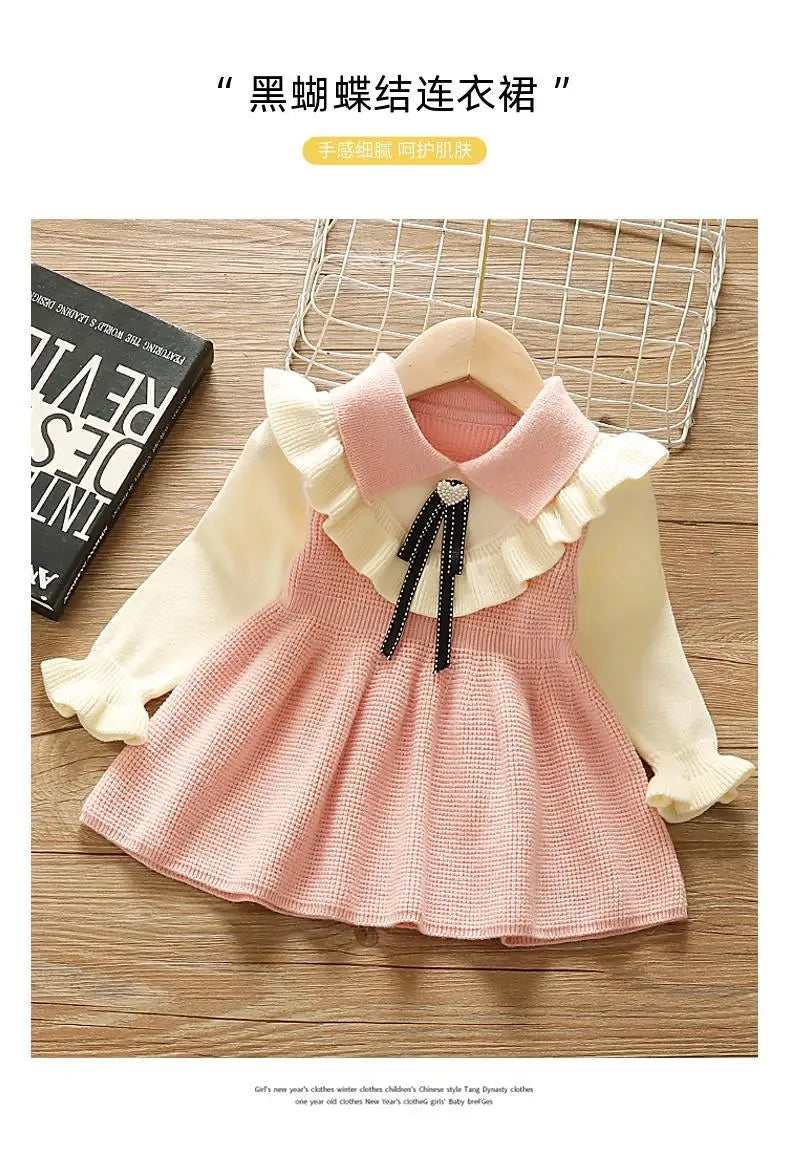 Pull de fête de Noël princesse pour enfants