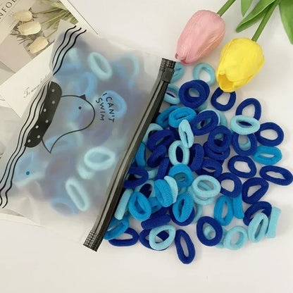 20/50 Stück elastische Haarbänder für Kinder – buntes Haargummi. 