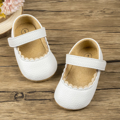 Chaussures de premiers pas pour nouveau-né fille