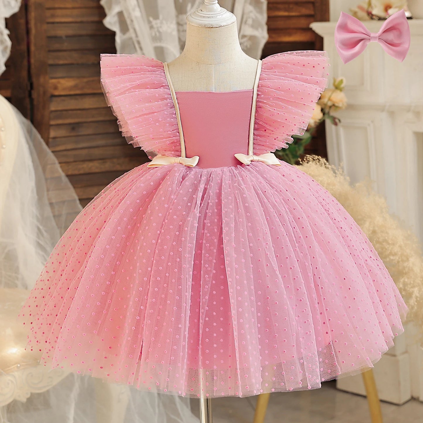 Prinzessin Blumen Tutu Kleid für Mädchen