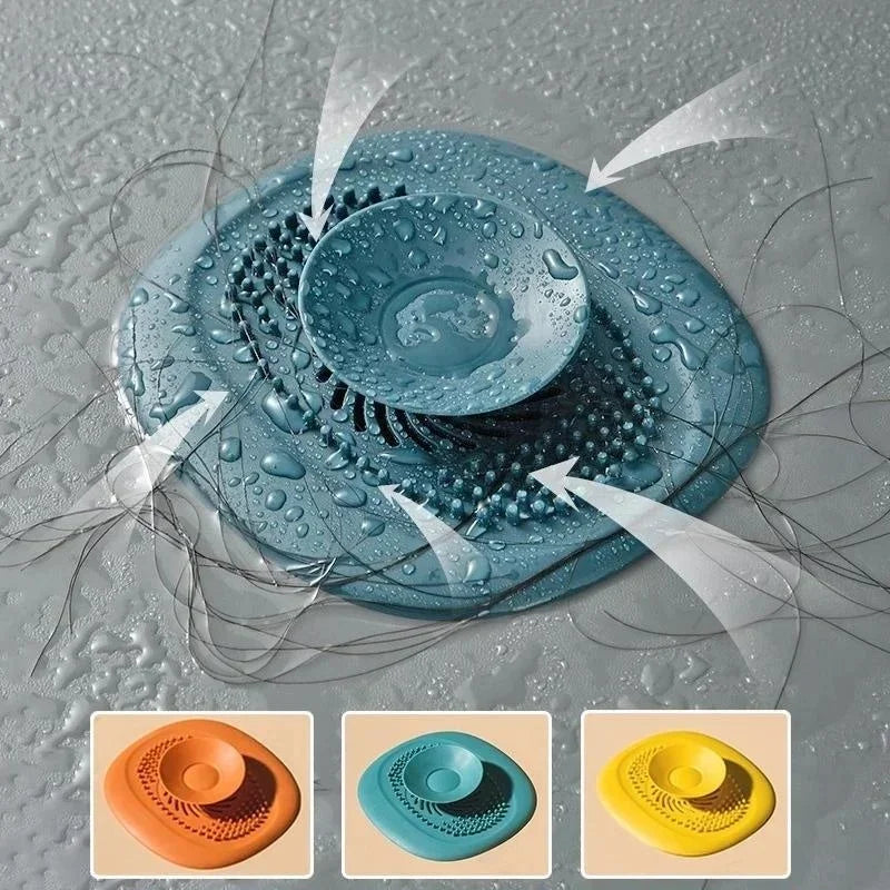 Silicone Sink Plug & Shower Drain Cover