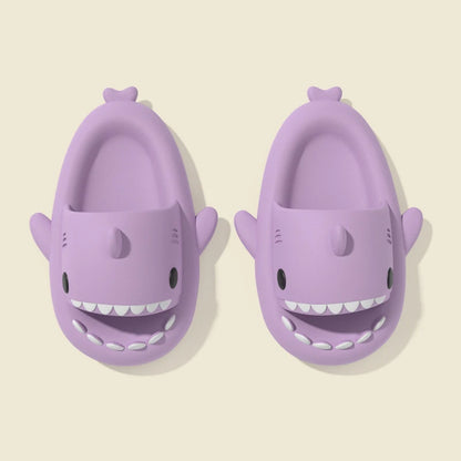 Shark-Hausschuhe, rutschfeste, einfarbige EVA-Schuhe