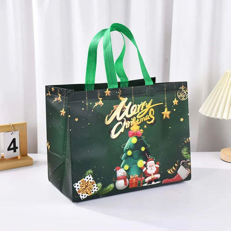 Kraft Christmas Gift Bags for Festive Packaging