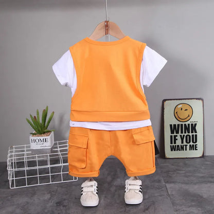 Baby Boys Cotton Clothes for Summer