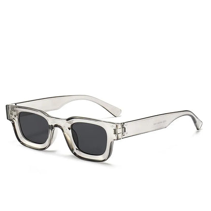 Trendige kleine quadratische Sonnenbrille mit UV400-Motiv für Damen und Herren