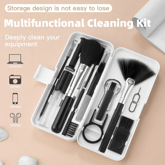 electronics cleaning kit, electronic screen cleaner, keyboard cleaning kit, keyboard cleaner, laptop cleaning kit, glasses cleaning kit, cleaning tool, cleaning brush, screen cleaning kit