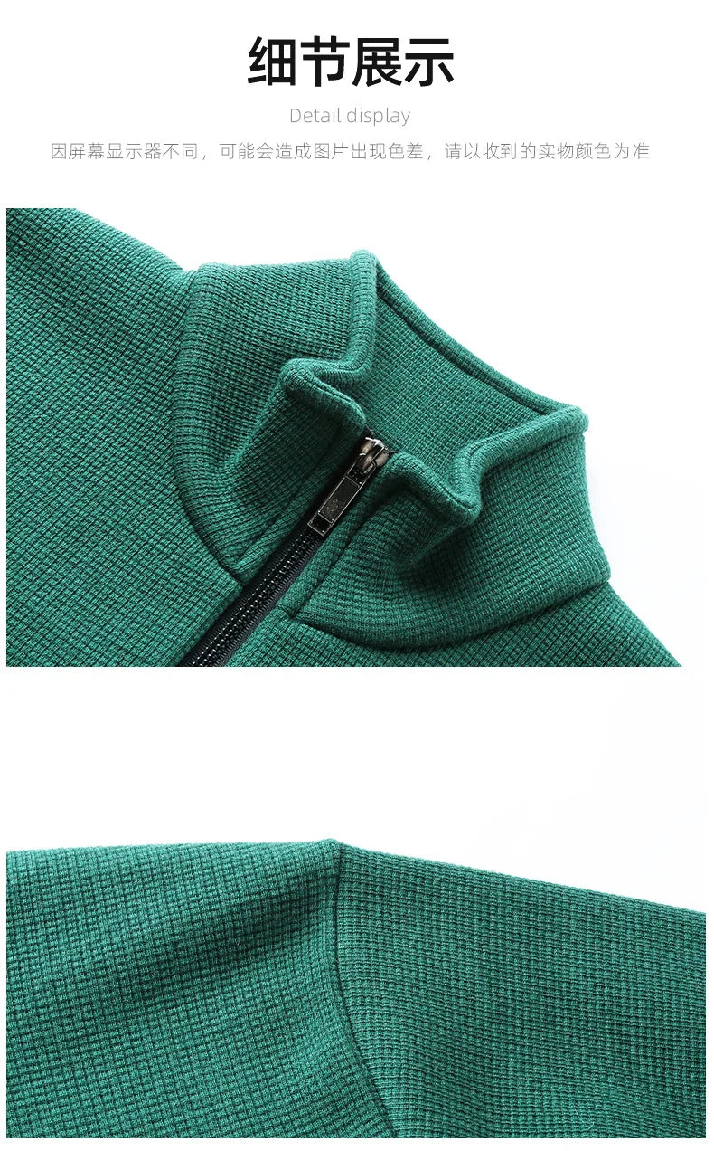 Pulls en tricot à demi-zip pour hommes