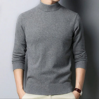 Men's Knitted Turtleneck Sweater