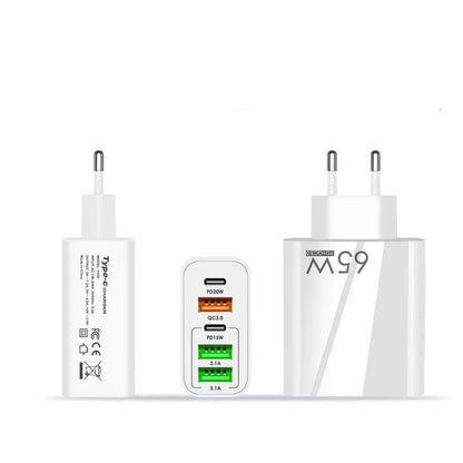 6-Port 65W Fast Charger for iPhone 14