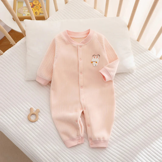 Süßer karierter Strampler für neugeborene Mädchen