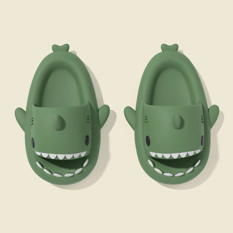 Shark-Hausschuhe, rutschfeste, einfarbige EVA-Schuhe