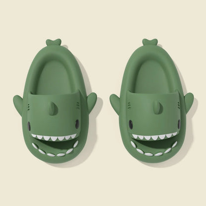 Shark-Hausschuhe, rutschfeste, einfarbige EVA-Schuhe