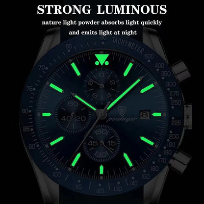 Luxury Men's Watches Silicone Strap