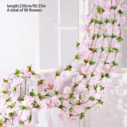 Silk Cherry Blossom Sakura Garland Home & Party Decoration